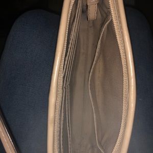 Small gold coach bag